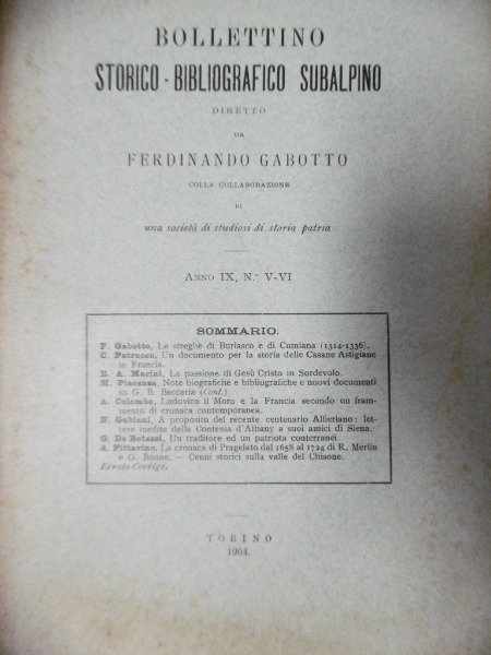 LE STREGHE DI BURIASCO E DI CUMIANA 1314-1336 BOLLETTINO STORICO …