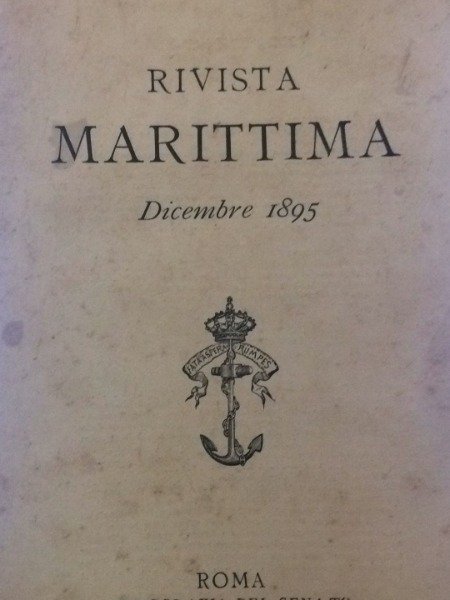 RIVISTA MARITTIMA DICEMBRE 1895