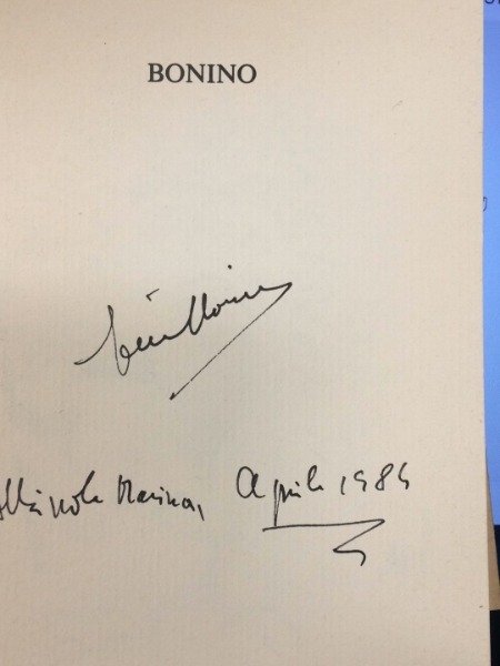 SINFONIA PROUSTIANA DI ENRICO BONINO AUTOGRAFO 1984