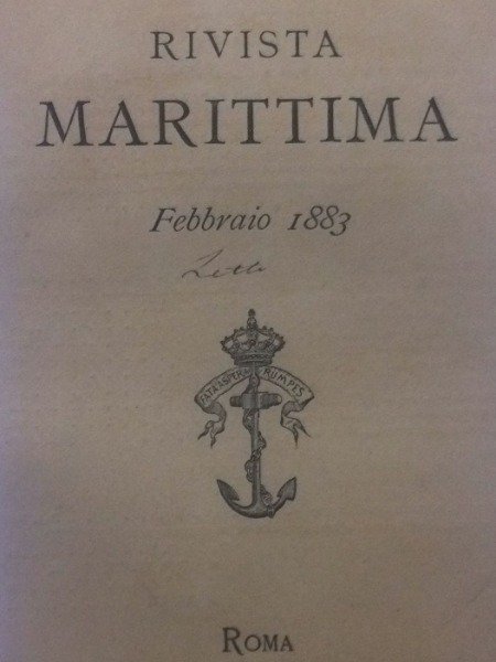1499 ZONCHIO LA DEPLORABILE BATTAGLIA NAVALE RIVISTA MARITTIMA FEBBRAIO 1883