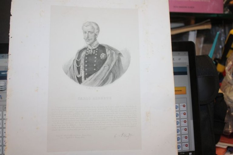 1854 CARLO ALBERO RITRATTO 1854 ED.DUCCI COLLEZIONE 60 RITRATTI