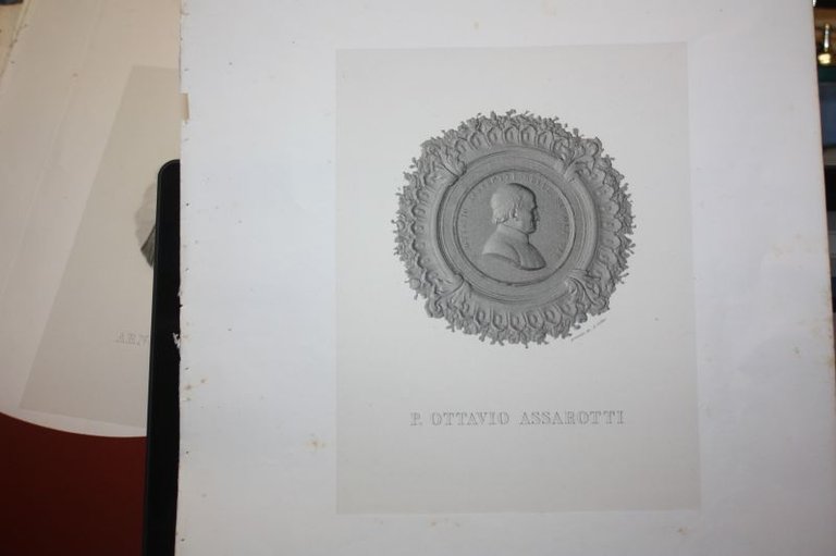 1854 P.OTTAVIO ASSAROTTI RITRATTO COLLEZIONE 60 UOMINI ILLUSTRI