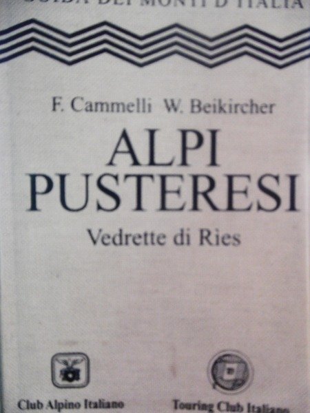 ALPI PUSTERESI VEDRETTE DI RIES 1997