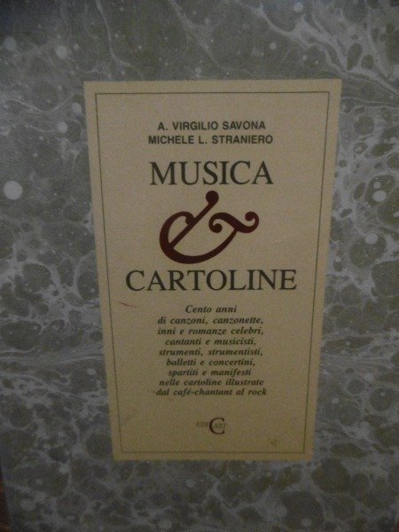 MUSICA CARTOLINE - VIRGILIO SAVONA E MICHELE STRANIERO - EDICART …