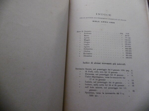 1890 TERREMOTO LAZIALE ADOLFO CANCANI BOLLETTINO SOCIETA' SISMOLOGICA ITALIANA 1899 …