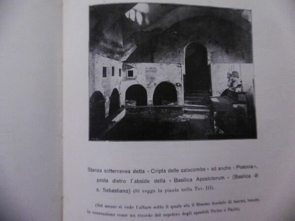 CRIPTA DELLE CATACOMBE PLATONIA ARCHEOLOGIA CRISTIANA N.1-4 LIBRERIA SPITHOVER 1917