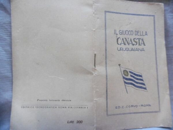 IL GIUCO DELLA CANASTA URUGUAIANA ED.C. CORVO ROMA