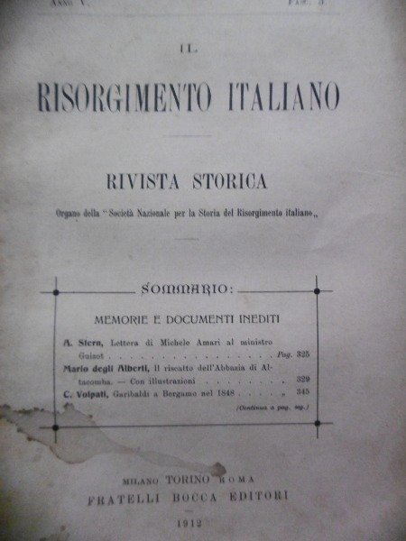 IL RISCATTO DELL'ABBAZIA DI ALTACOMBA CON ILLUSTRAZIONI IL RISORGIMENTO ITALIANO …