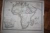 AFRICA CARTA 1854 TORINO GIO.BATTA MAGGI