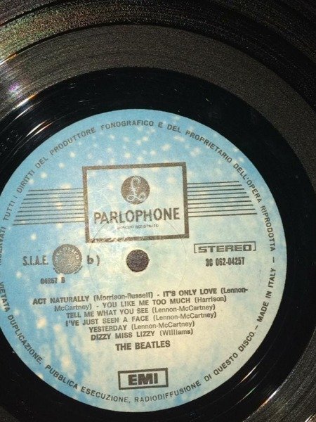 THE BEATLES HELP VINILE 33 ANNI 70