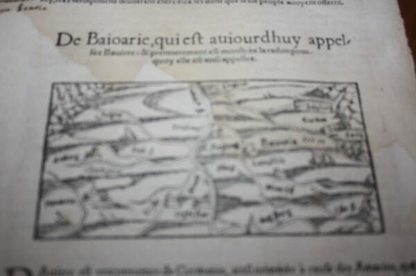 COSMOGRAFIA XILOGRAFIA 1555 GERMANIA