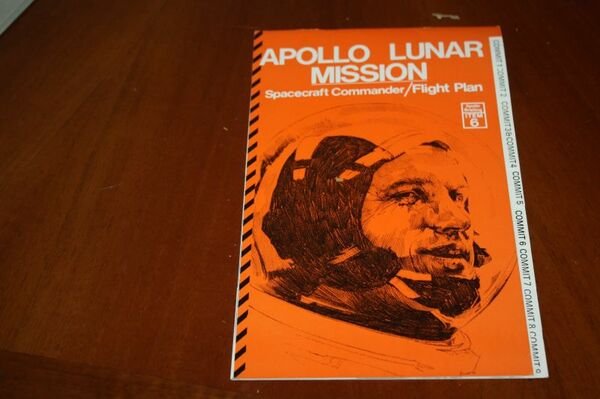 APOLLO LUNAR MISSION SPACECRAFT COMMANDER FLIGHT PALN 1969