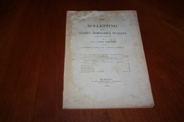 IL TERREMOTO DI MINEO DEL 26 AGOSTO 1904 BOLLETTINO SOC.SISMOLOGIA …