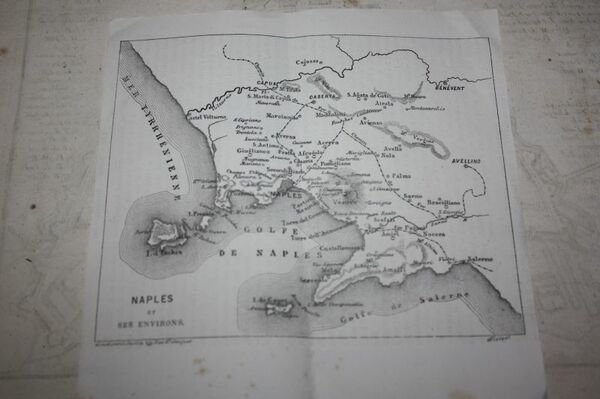 NAPLES ET SES ENVIRONS 1800 MAPPA