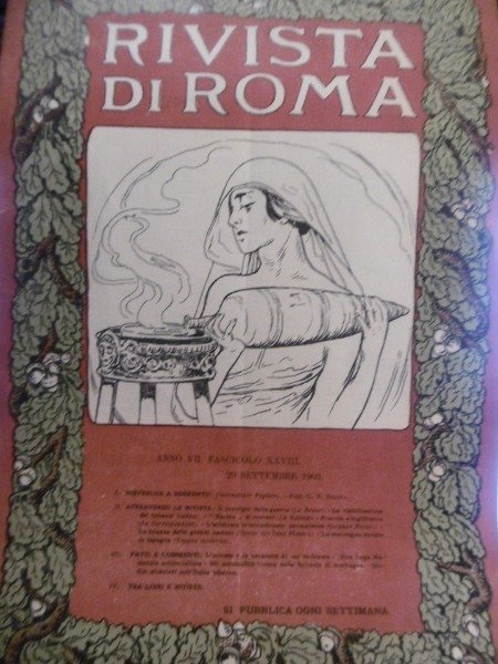 RIVISTA DI ROMA SETTEMBRE 1903 NIETZSCHE A SORRENTO