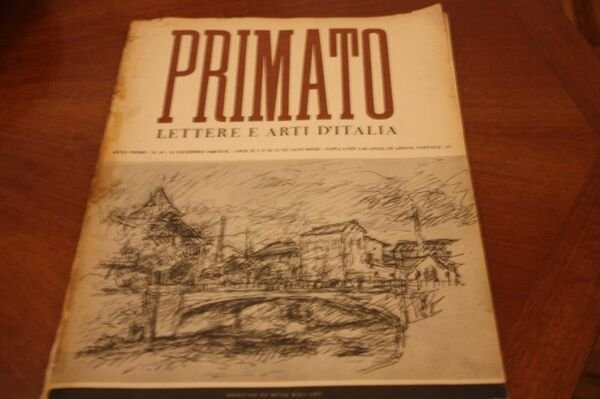 PRIMATO LETTERE E ARTI D'ITALIA N. 20 15 DICEMBRE 1940