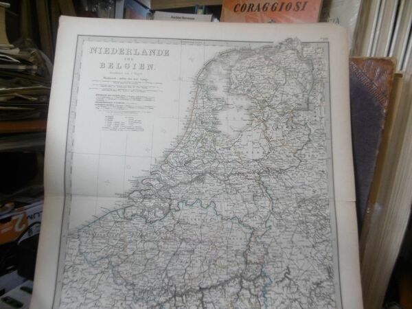 NIEDERLANDE UND BELGIEN 1981 GOTHA STIELDER'S HAND ATLAS