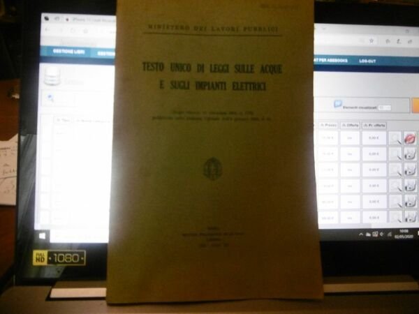 TESTO UNICO DI LEGGI SULLE ACQUE E SUGLI IMPIANTI ELETTRICI …