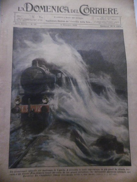 LA DOMENICA DEL CORRIERE 5 DICEMBRE 1926 LA STRADA FERRATA …