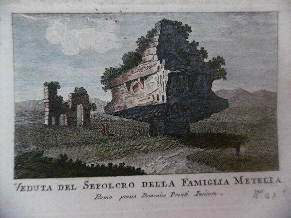 Le malte della tomba di Cecilia Metella sono tra le migliori di tutti i
