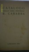 CATALOGO DELLA CASA EDITRICE R.CARABBA LANCIANO 1915