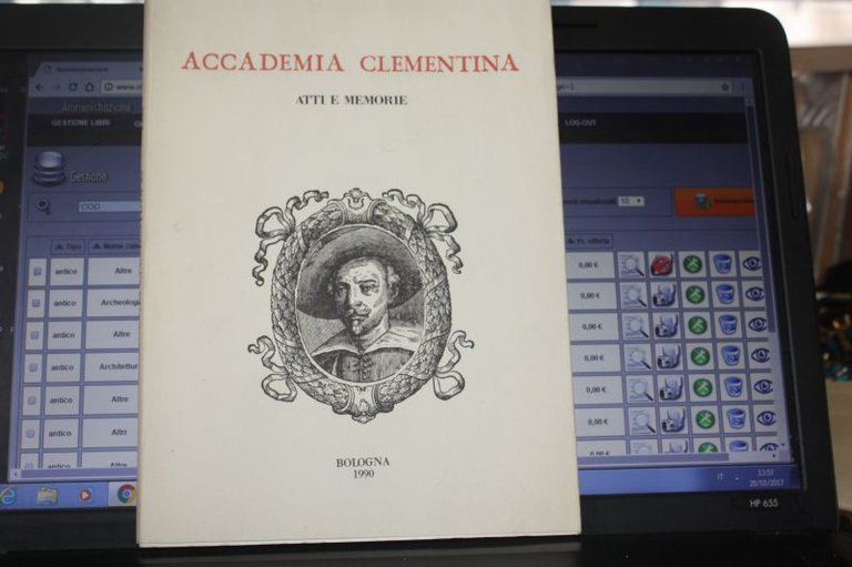 Accademia clementina atti e memorie bologna 1990 25 nuova serie