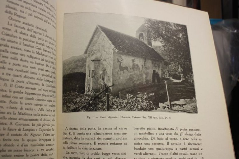 AFFRESCHI ROMANICI DI CASTEL APPIANO BOLLETTINO D'ARTE 1927 NUMERO X …