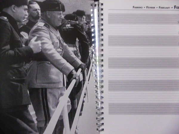 AGENDA MUSSOLINI ANNO 2008.EDIZIONI GAMMA