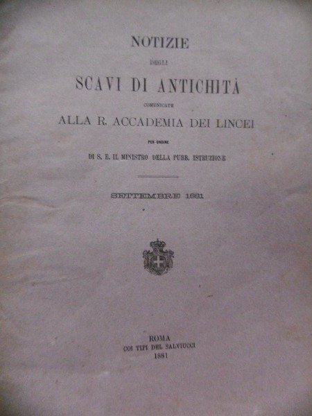 ANFITEATRO DI PADOVA NOTIZIE SCAVI DI ANTICHITA' ACCADEMIA DEI LINCEI …