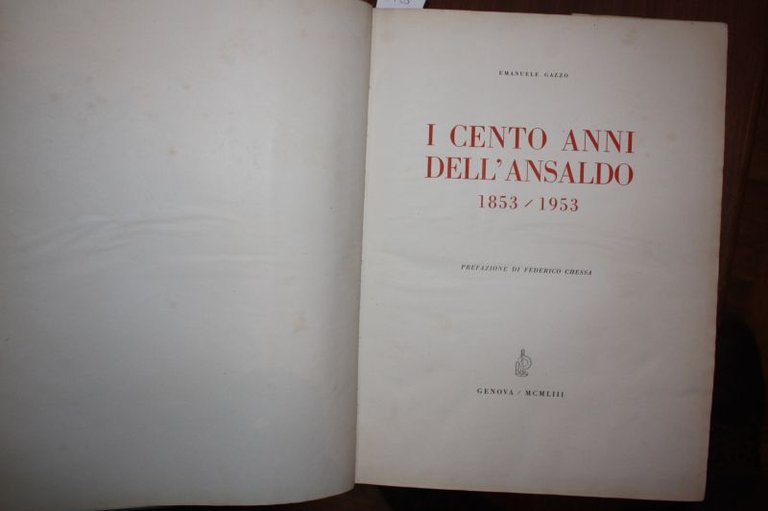 ANSALDO 1853-1953