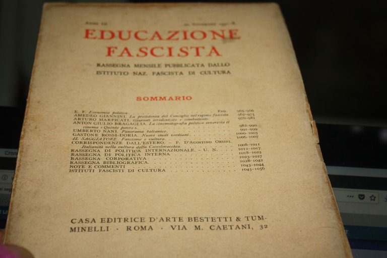 ANTON GIULIO BRAGAGLIA LA CINEMATOGRAFIA POLITICA OVVEROSIA IL QUINTO POTERE …