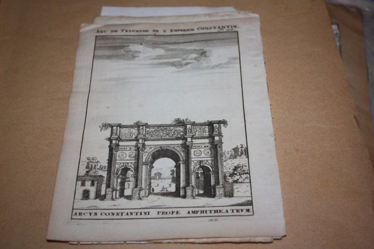 ARCUS CONSTANTINI PROPE AMPHITHEATRUM ARC DE TRIOMPHE DE L'EMPEREUR CONSTANTIN …