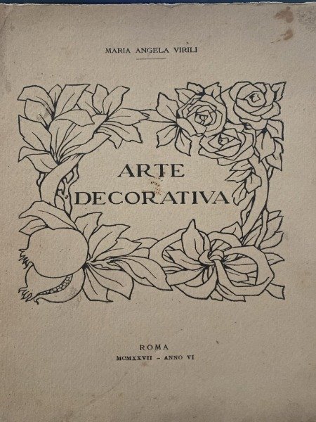 ARTE DECORATIVA MARIA ANGELA VIRILI 1927