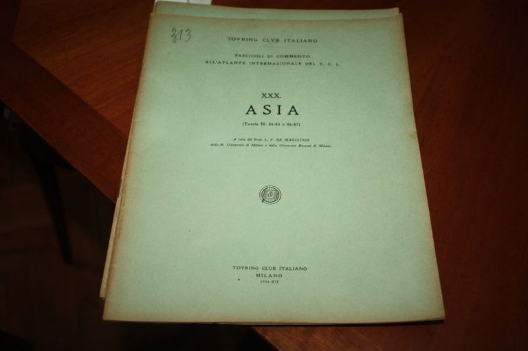 Asia touring club italiano 1934 ASIA L.F.MAGISTRIS