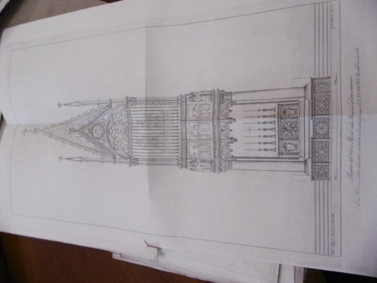 BASILICA LATERANENSE ALTARE PAPA PIO IX ANNO 1851 INCISIONE