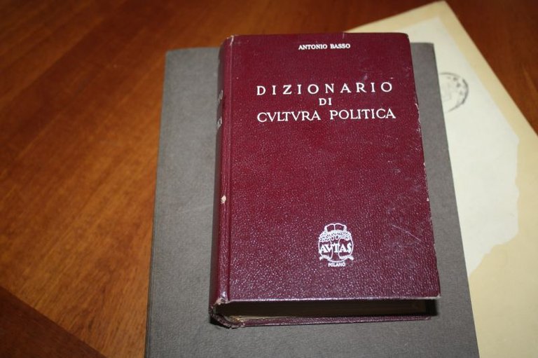 Basso Antonio. Dizionario Di Cultura Politica. A Avtas., 1946