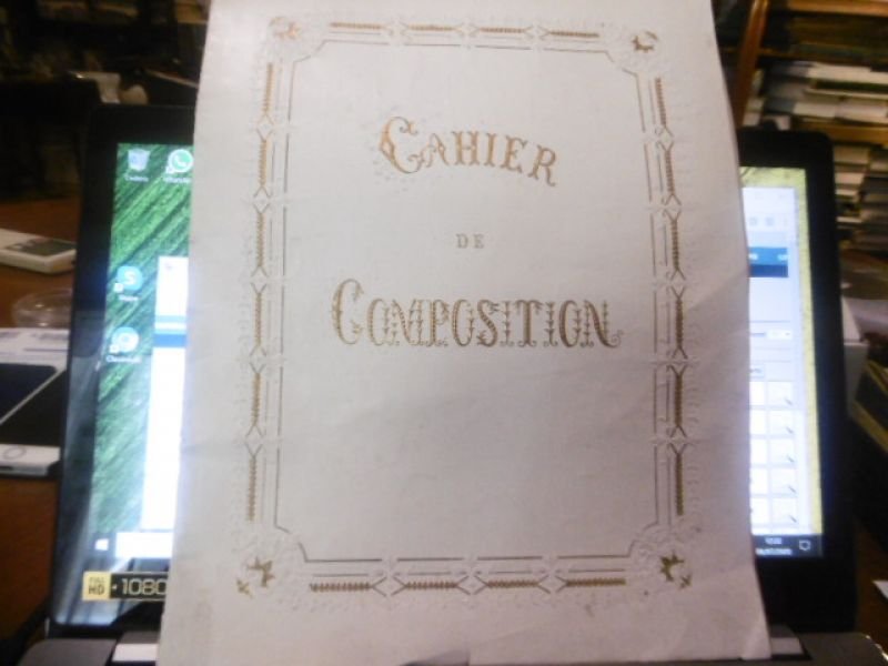 CAHIER DE COMPOSITION 1800