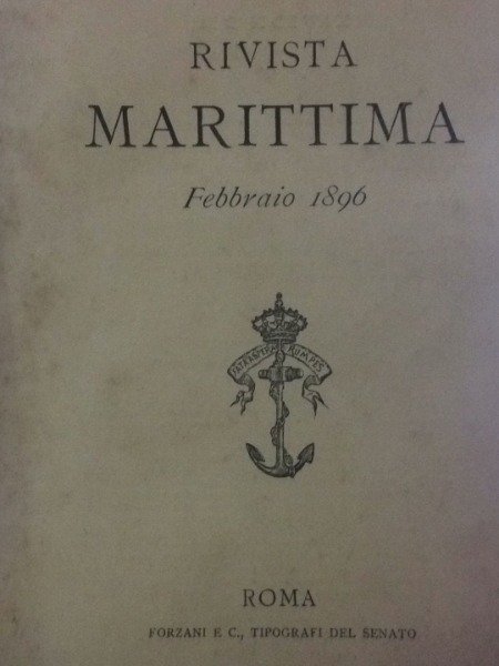 CALDAIA L.BARRET E A LAGRAFEL RIVISTA MARITTIMA FEBBRAIO 1896