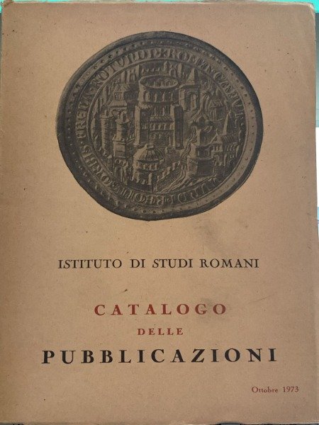 CATALOGO DELLE PUBBLICAZIONI OTTOBRE 1973