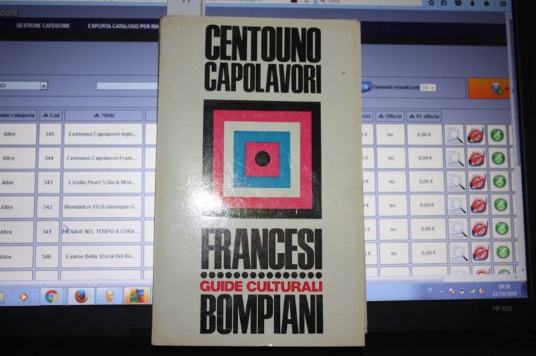 Centouno Capolavori Francesi Guide Culturali Bonpiani 1967