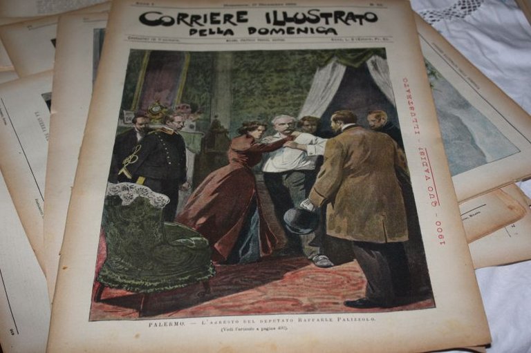 CORRIERE ILLUSTRATO DELLA DOMENICA N.62 DOMENICA 17 DICEMBRE 1899