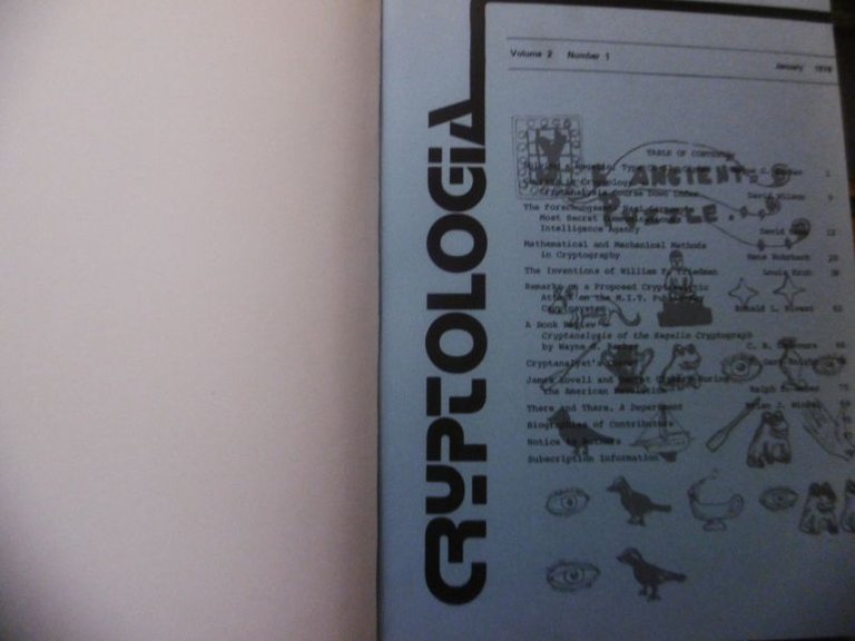 CRYPTOLOGIA VOLUME II 1978