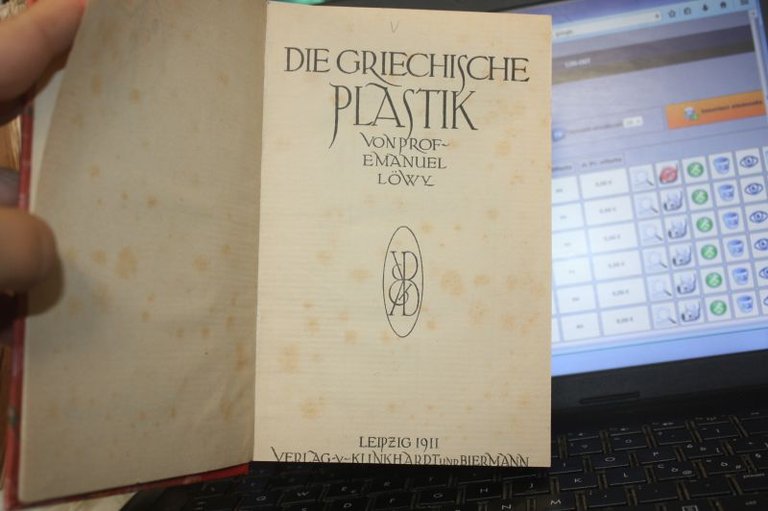 Die Grieschische Platik Vonprof Emanuel Lowy Leipzig 1911