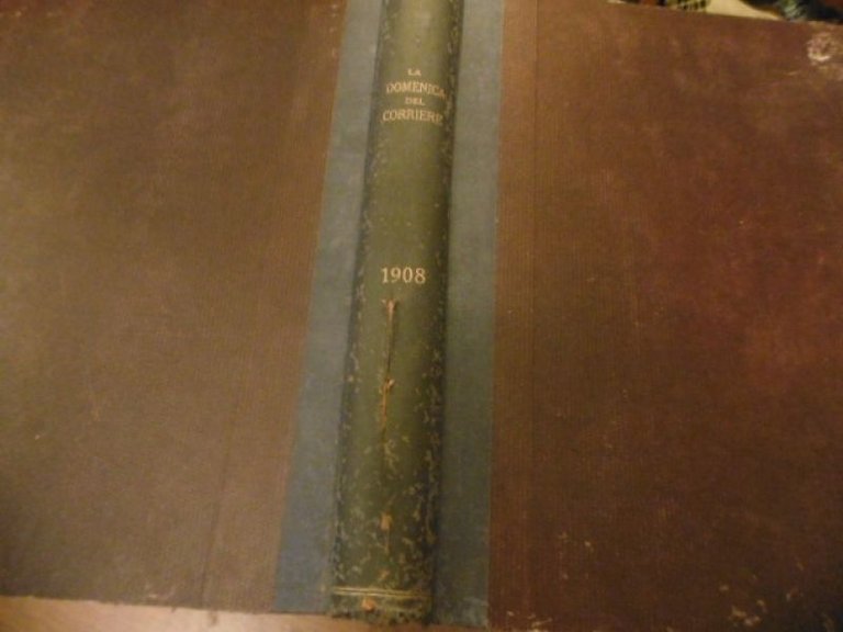 DOMENICA DEL CORRIERE 1908 INTERA ANNATA ILLUSTRATA