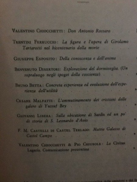 DON ANTONIO ROSSARI ACCADEMIA ROVERETANA DEGLI AGIATI VALENTINO CHIOCCHETTI ACCADEMIA …