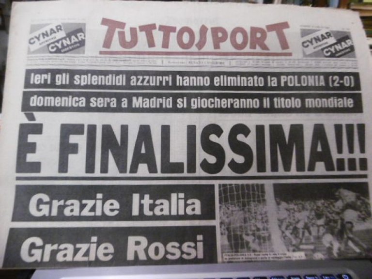 E' FINALISSIMA GRAZIE ITALIA GRAZIE ROSSI TUTTO SPORT 9 LUGLIO …