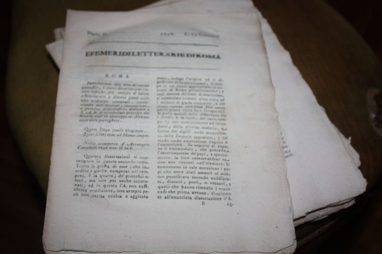 EFEMERIDI LETTERARIE DI ROMA NUM II GENNAIO 13 1798