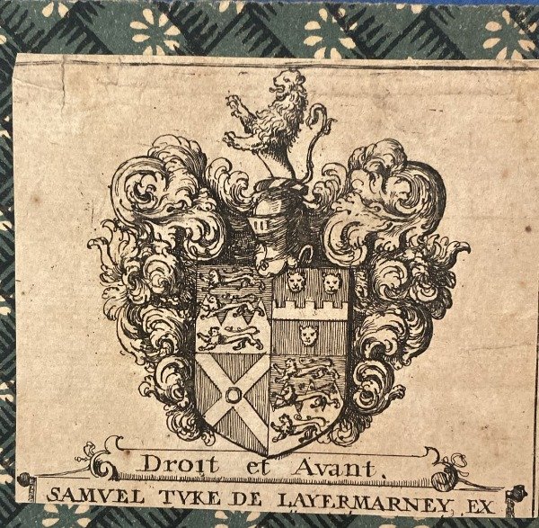 ex libris Droit et Avant SAMUEL TVKE DE LAYERMARNEY EX …