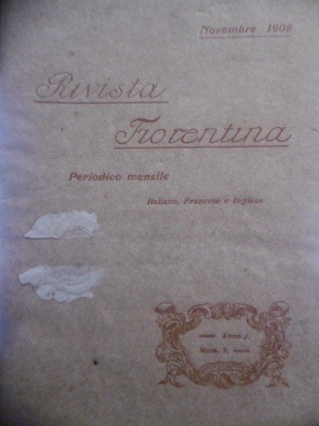 FIRENZE IL PALAZZO E LA GALLERIA CORSINI RIVISTA FIORENTINA NOVEMBRE …