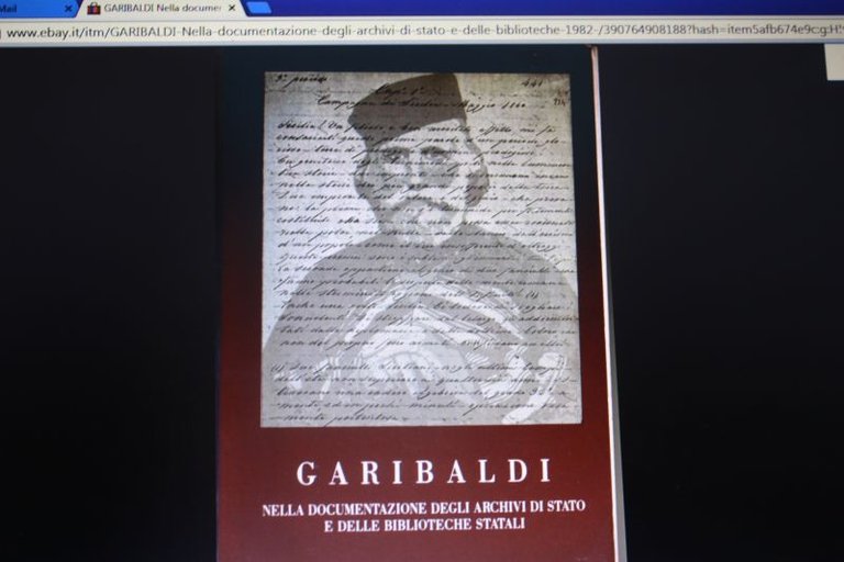 GARIBALDI NELLA DOCUMENTAZIONE DEGLI ARCHIVI DI STATO 1982